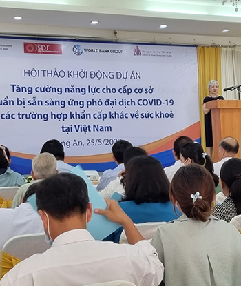 Khởi động dự án Tăng cường năng lực cho cấp cơ sở chuẩn bị sẵn sàng ứng phó đại dịch COVID-19 và các tình huống khẩn cấp khác về sức khoẻ tại Việt Nam